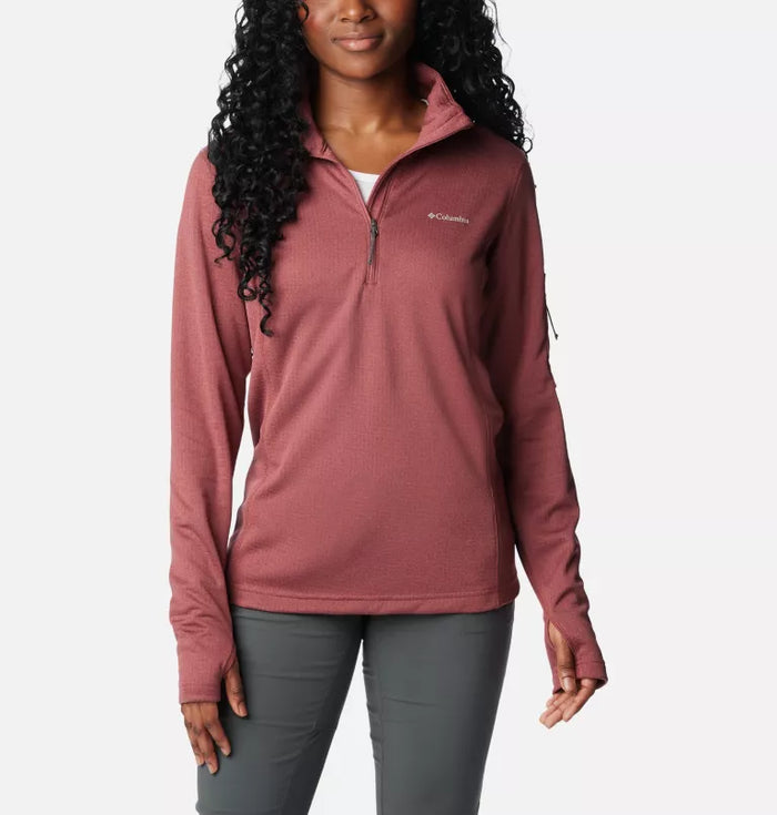 Columbia Women's Park View™ Grid Half Zip Fleece Pullover