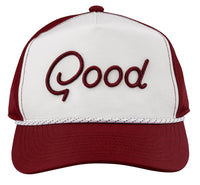 GOOD GOOD MAROON ROPE HAT
