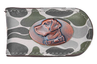 Zep-Pro MEN'S OLD SCHOOL CAMO LEATHER MONEY CLIP