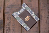 Zep-pro FRONT POCKET OLD SCHOOL CAMO LEATHER WALLET