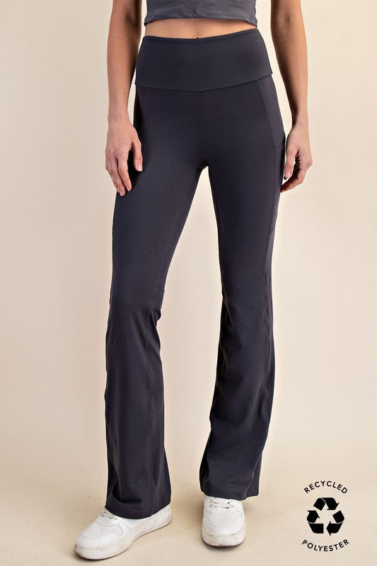 Recycled Butter Flared Leggings