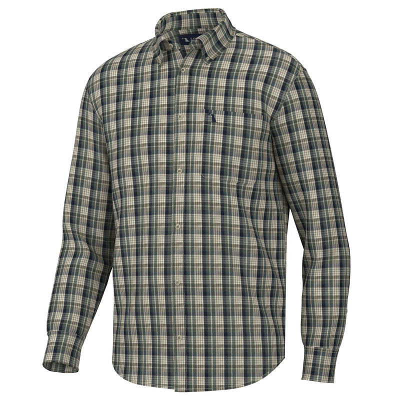 Local Boy-Grange Dress Shirt-OLIVE/GREEN/NAVY