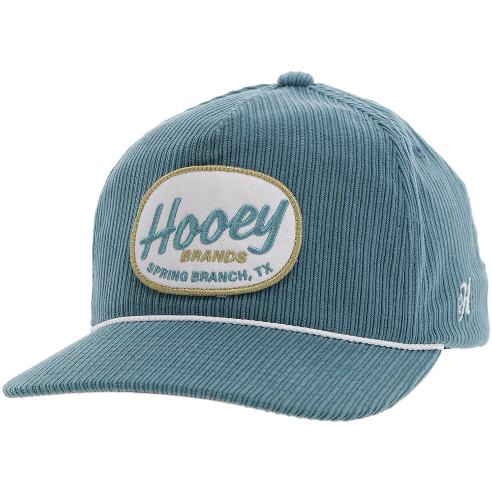 HOOEY-"LOCAL" HOOEY HAT TEAL CORDUROY W/WHITE/TEAL/TAN PATCH