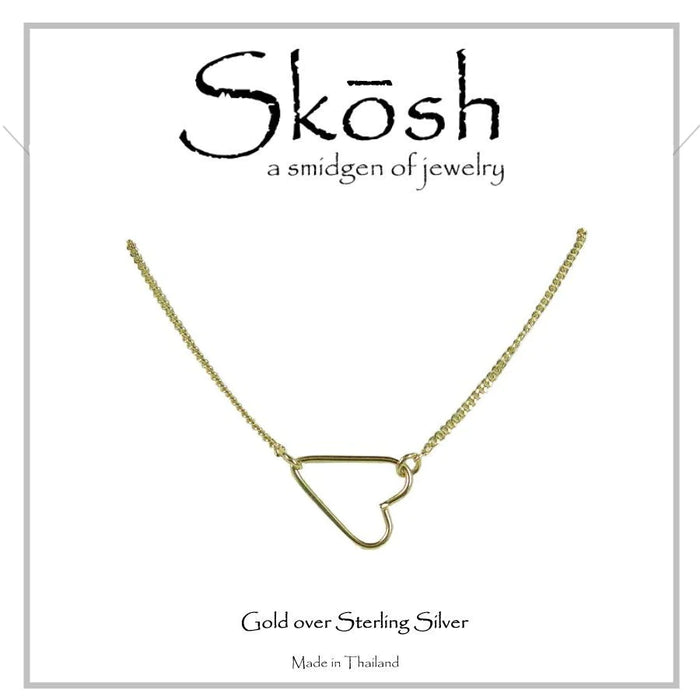 Skosh Sweet Heart Gold Necklace 55-765