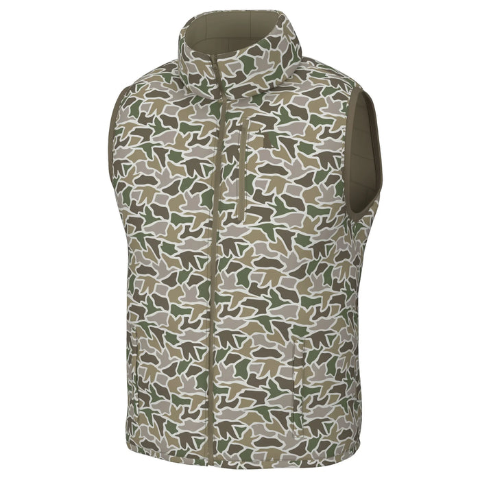 Local Boy-Duck Down Reversible Vest-DUCK CAMO
