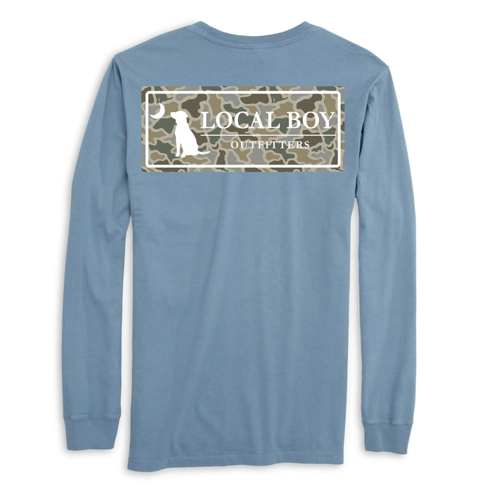 Local Boy-Sand Dog & Moon Plate L/S T-Shirt