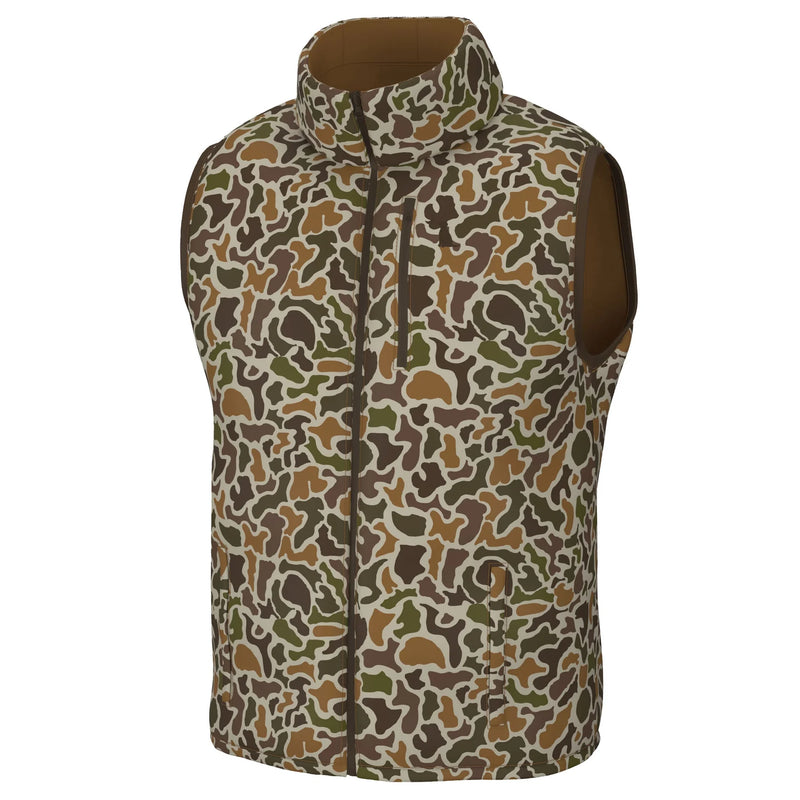 Local Boy-Duck Down Reversible Vest-LOCALFLAGE VINTAGE