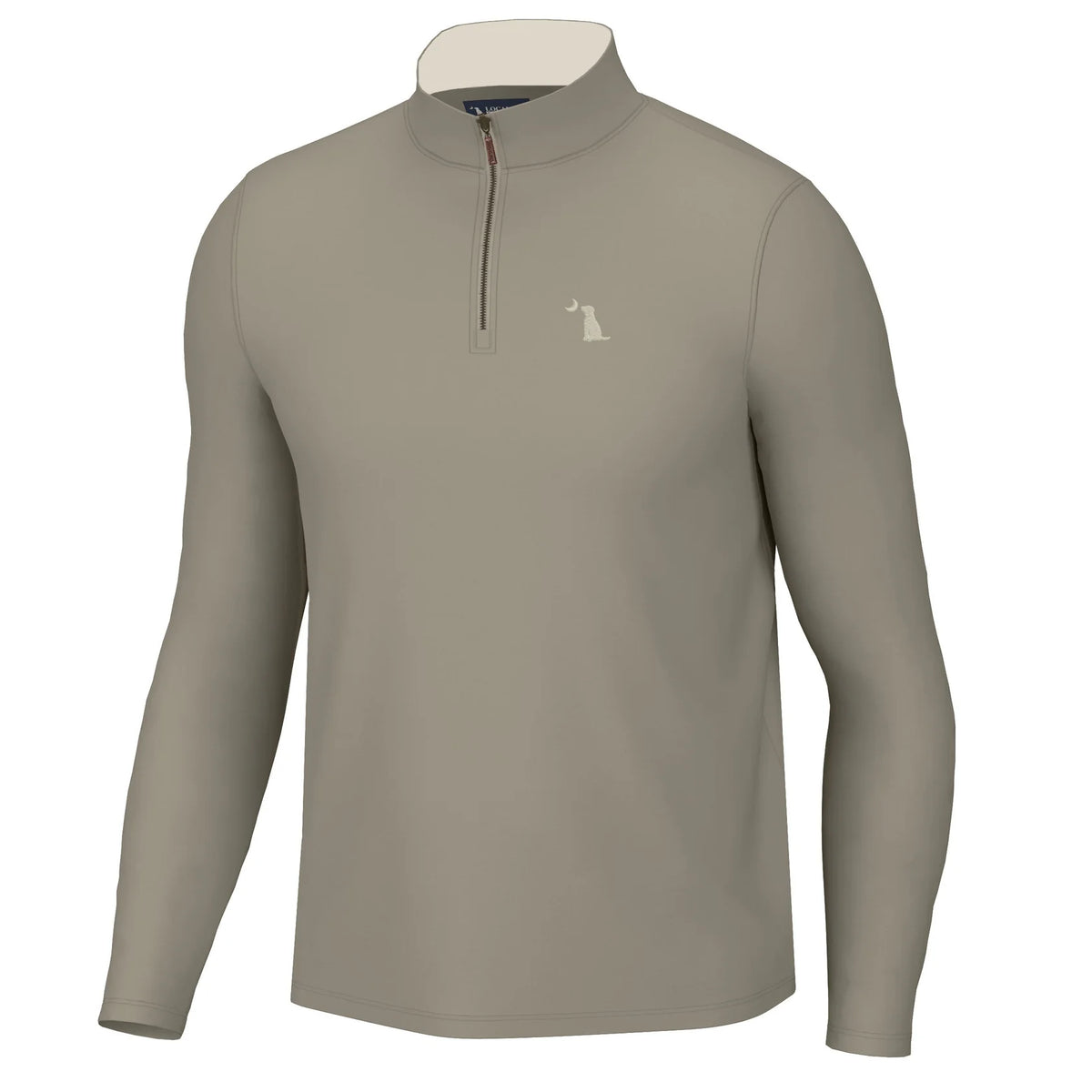 Local Boy-Bentley Quarter Zip-GREIGE