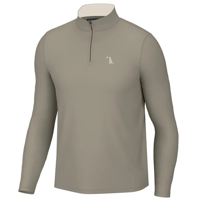 Local Boy-Bentley Quarter Zip-GREIGE