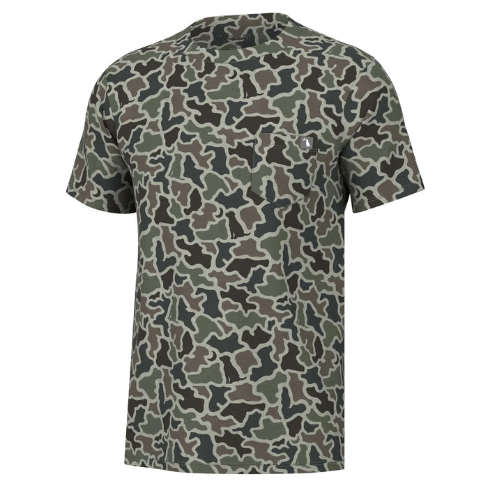 Local Boy-S/S Heather-Blend Crew-DOG & MOON CAMO
