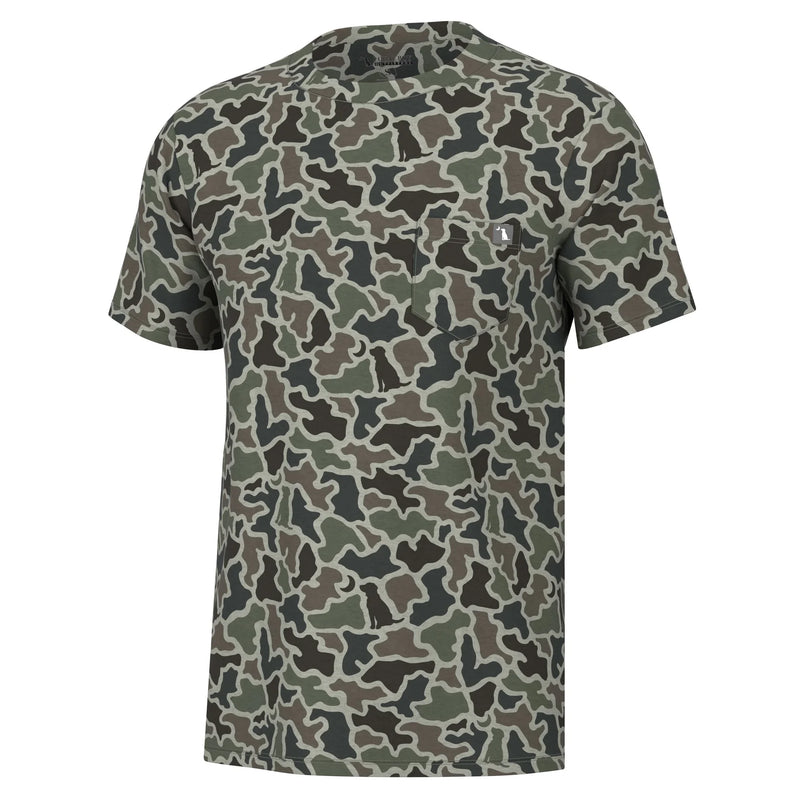 Local Boy-S/S Heather-Blend Crew-DOG & MOON CAMO
