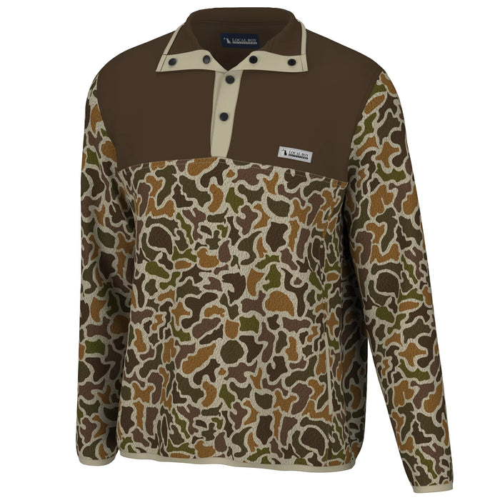 Local Boy-Quarter Snap Pullover-LOCALFLAGE VINTAGE
