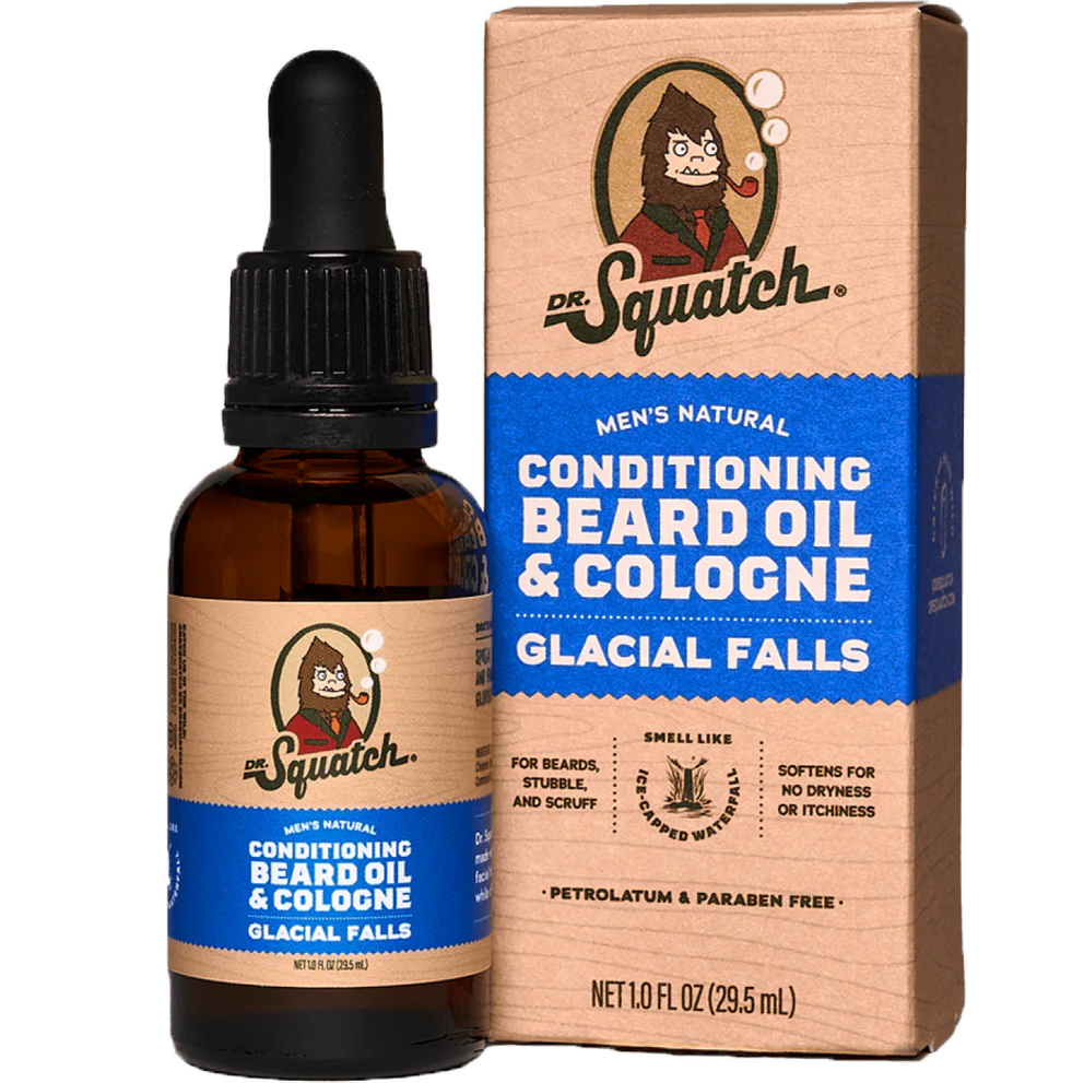 Dr.Squatch-CONDITIONING BEARD OIL & COLOGNE GLACIAL FALLS