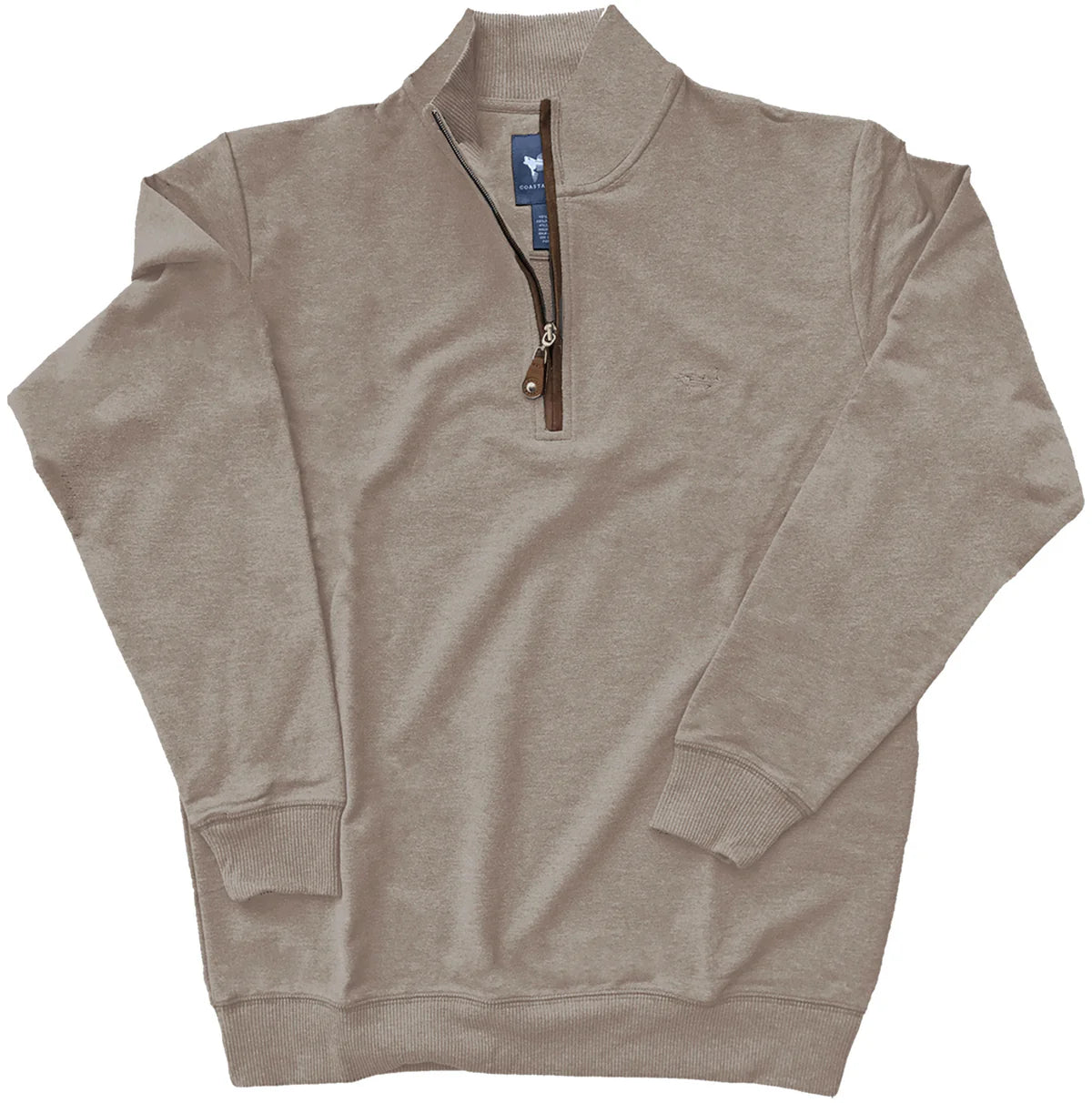 Coastal Cotton-Hazel French Terry quarter zip