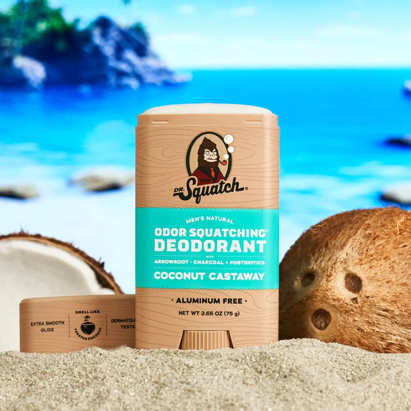 Dr.Squatch-COCONUT CASTAWAY DEODORANT