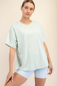 Washed Cotton Boxy Tee