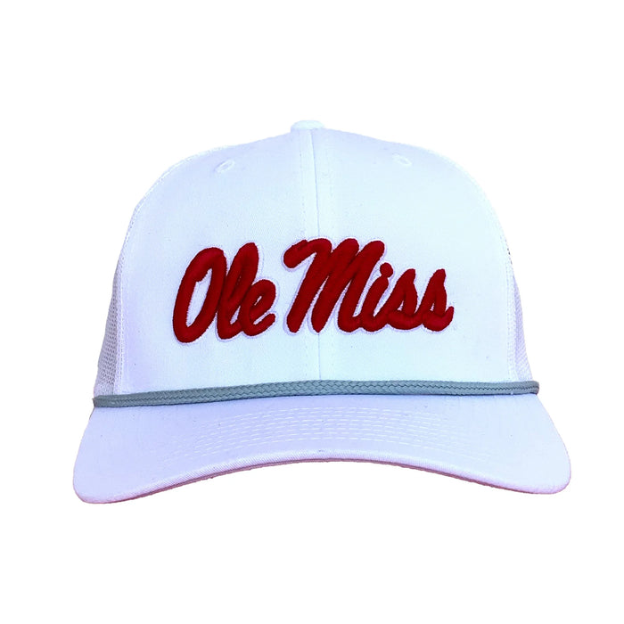 Speckle Bellies-Ole Miss Script 3D 6 Panel Rope