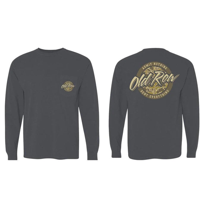 Old Row-OLD ROW CAMO CIRCLE LONG SLEEVE POCKET TEE