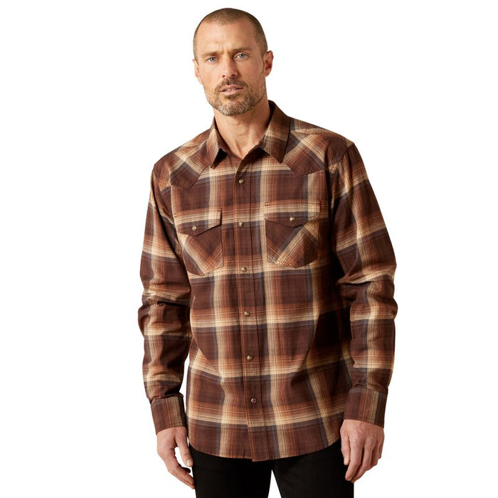 Ariat Men's Hodges Retro Fit Shirt Brown