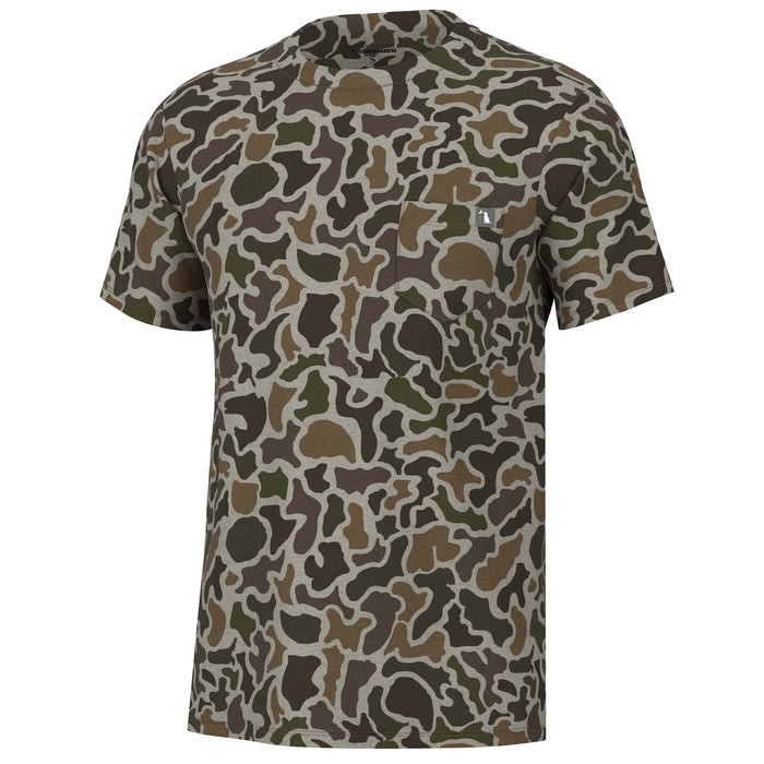 Local Boy-S/S Heather-Blend Crew-Localflage Vintage