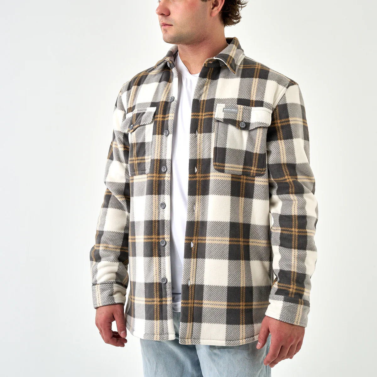 Burlebo-Shacket - Coyote Plaid