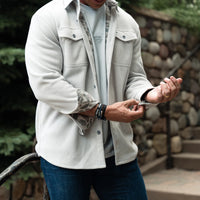 Burlebo-Kings Jacket - Light Grey - Classic Deer Camo Lining