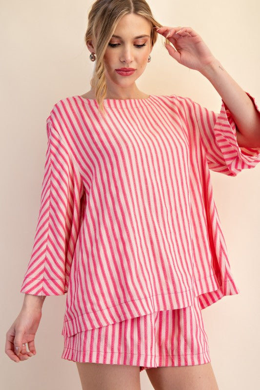 Round Neck Oversized Top