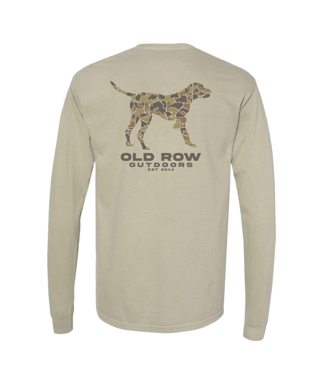 Old Row-camo pointer long sleeve