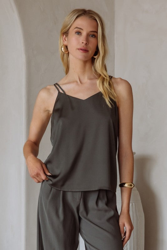 Recycled Double Strap Cami
