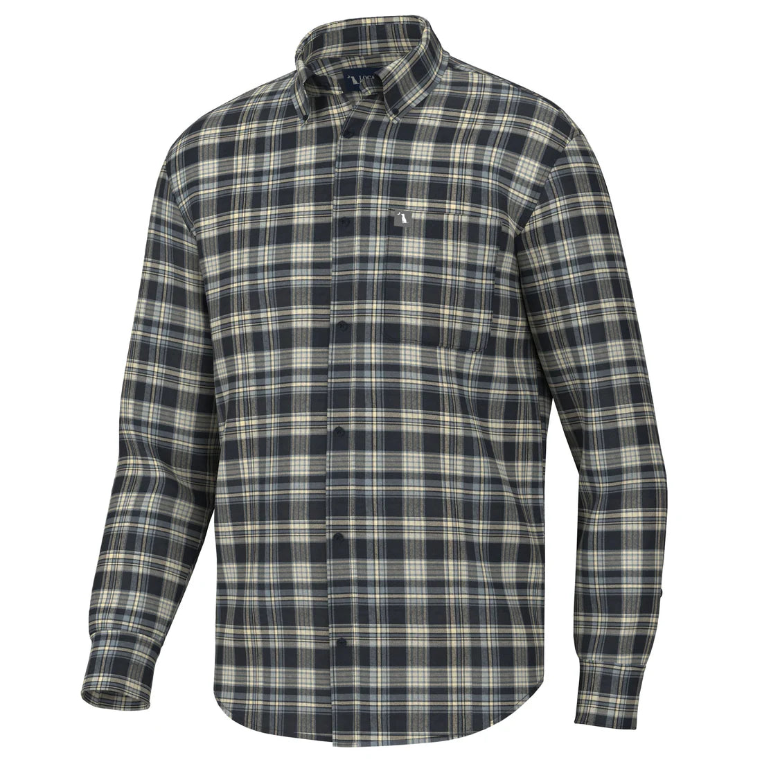 Local boy- Zeigler Stretch Flannel-navy