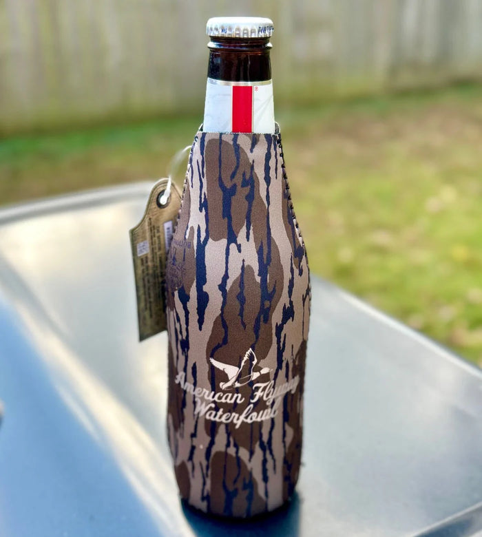 American Flyway - Bottomland mallard bottle Coozie