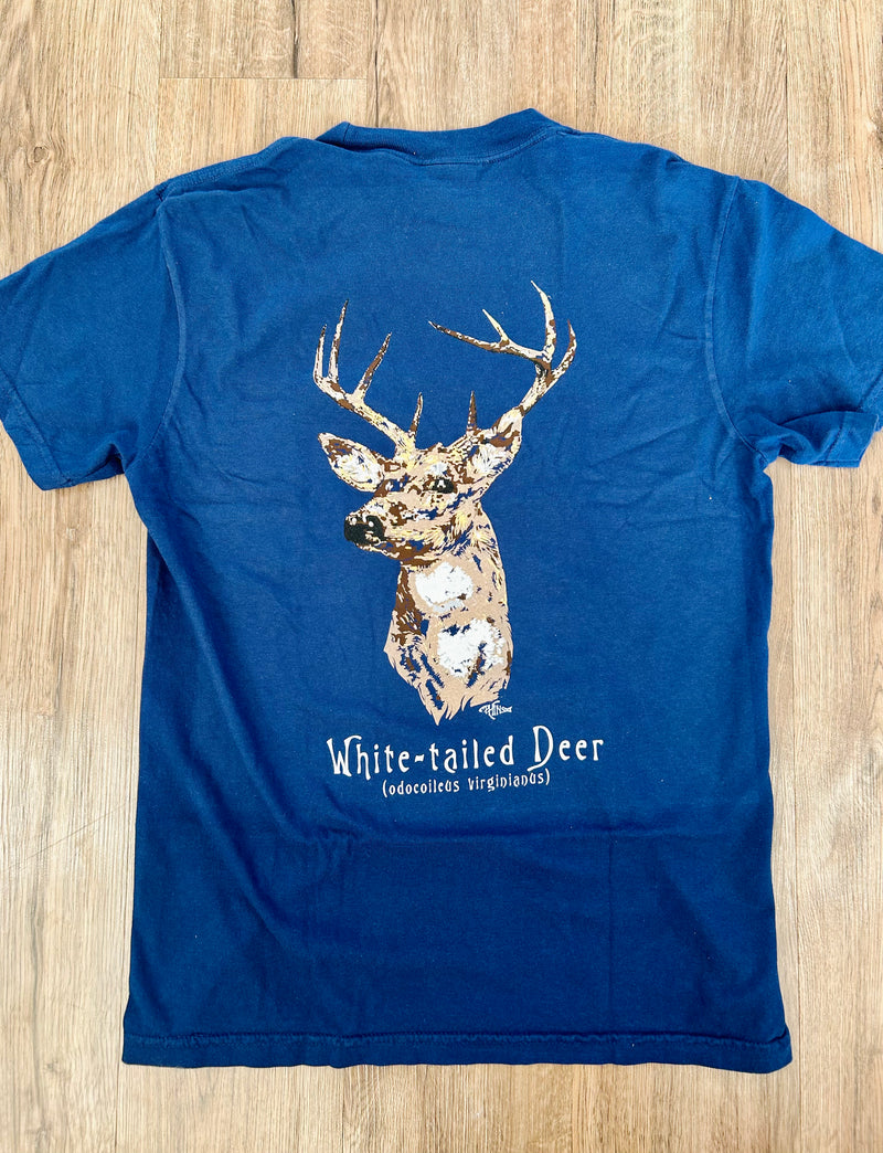 Phins-White Tail Deer-Navy