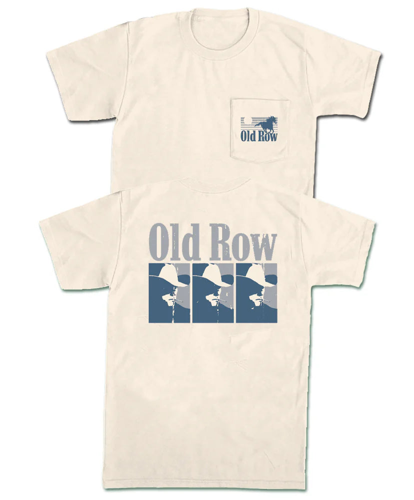 Old Row-Smokin' Cowboy Repeat Pocket Tee