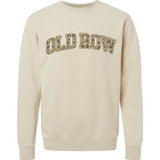 OLD ROW Men's Old Row Camo Pigment Dyed Crewneck - Ivory