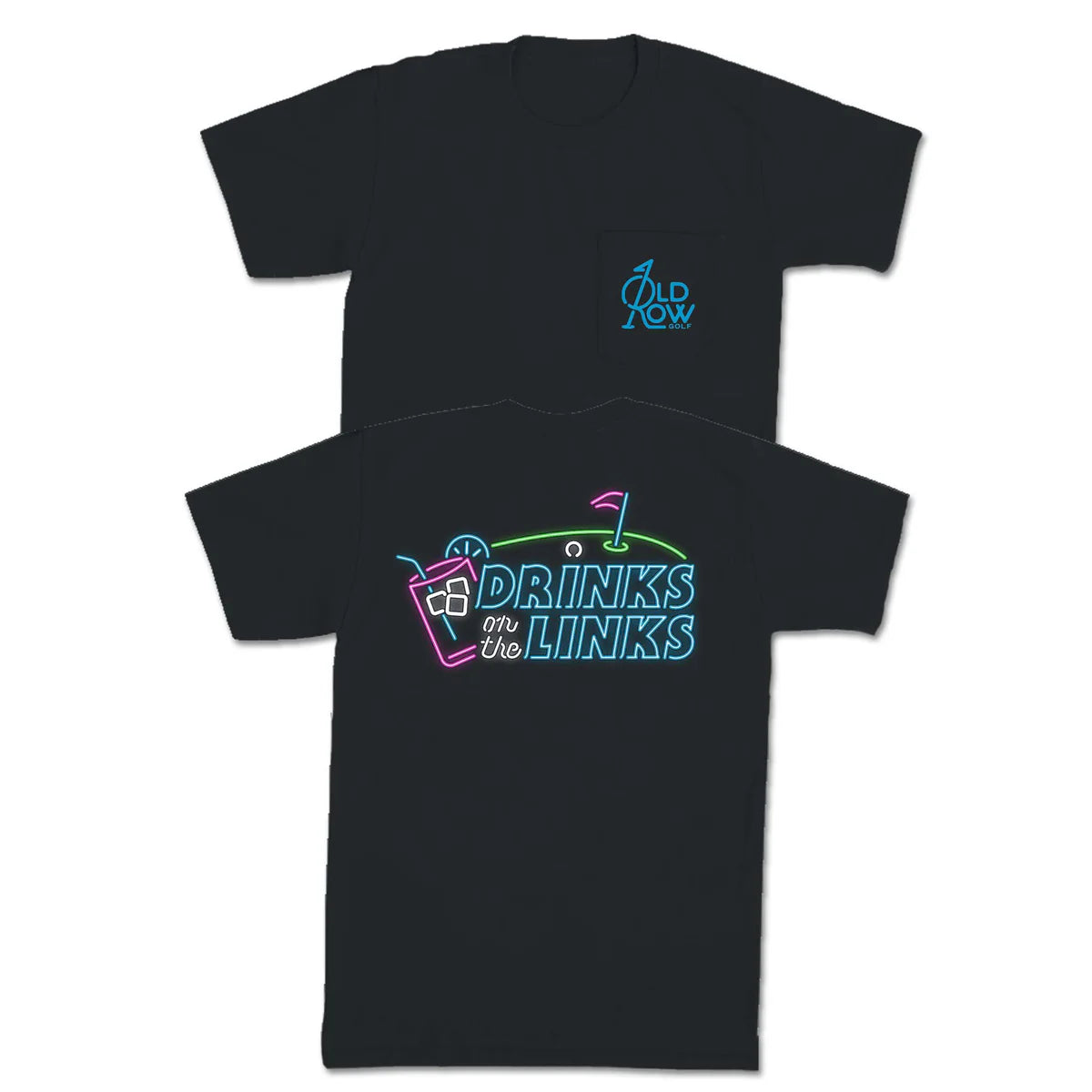Old Row -Drinks On The Links Short Sleeve T-Shirt