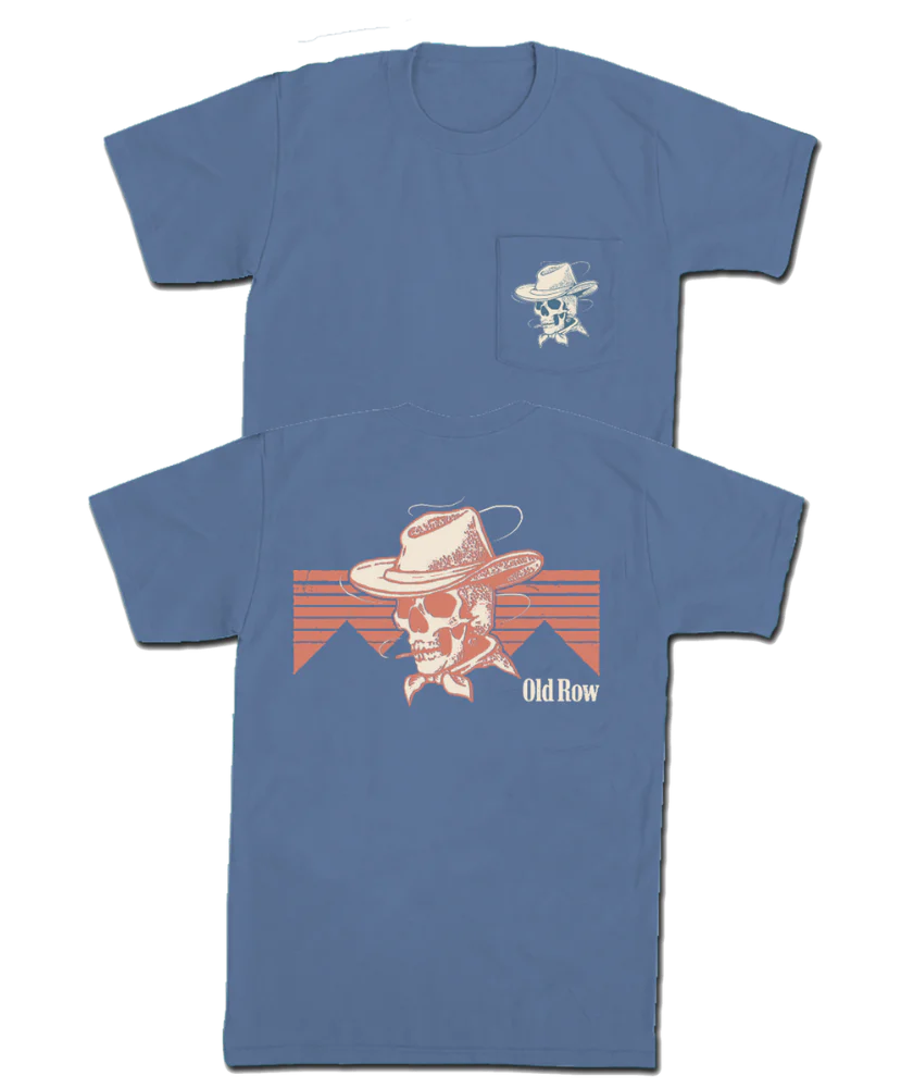 Old Row -The Cowboy Skull Short Sleeve T-Shirt