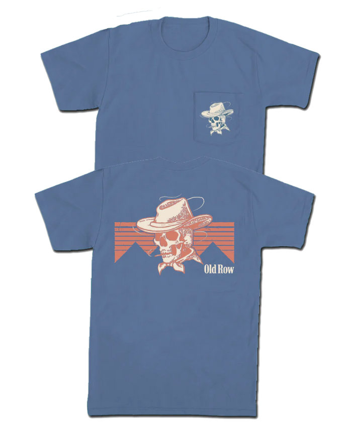 Old Row -The Cowboy Skull Short Sleeve T-Shirt