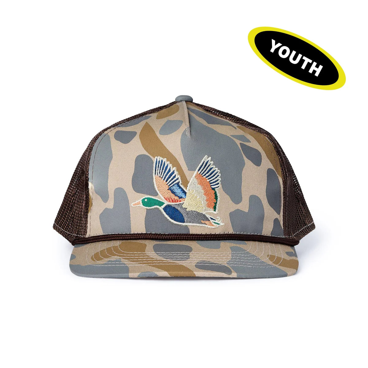 Youth Burlebo Cap - Retro Camo Duck - CAMO