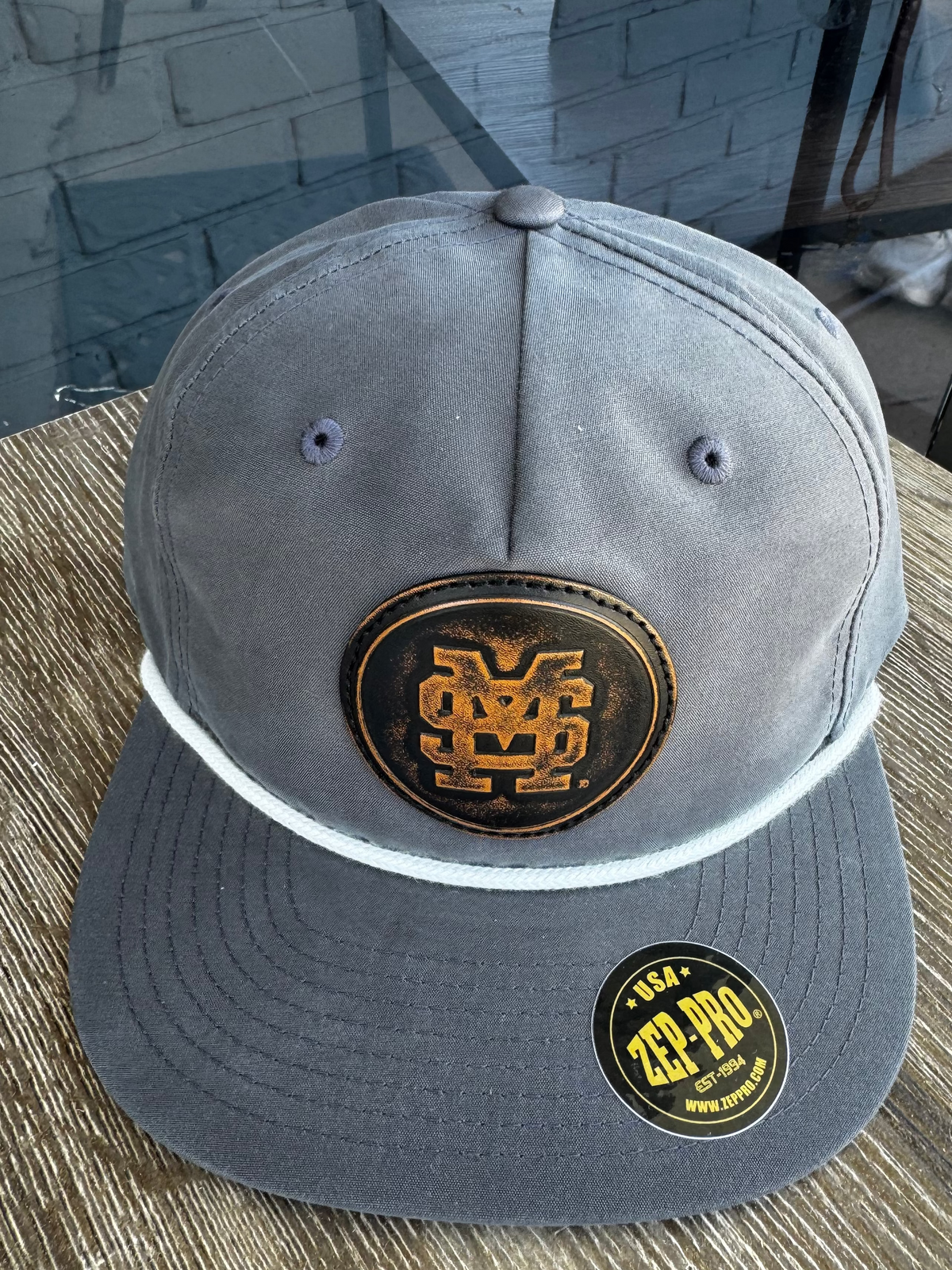 Zep Pro Charcoal Mississippi State Baseball Hat