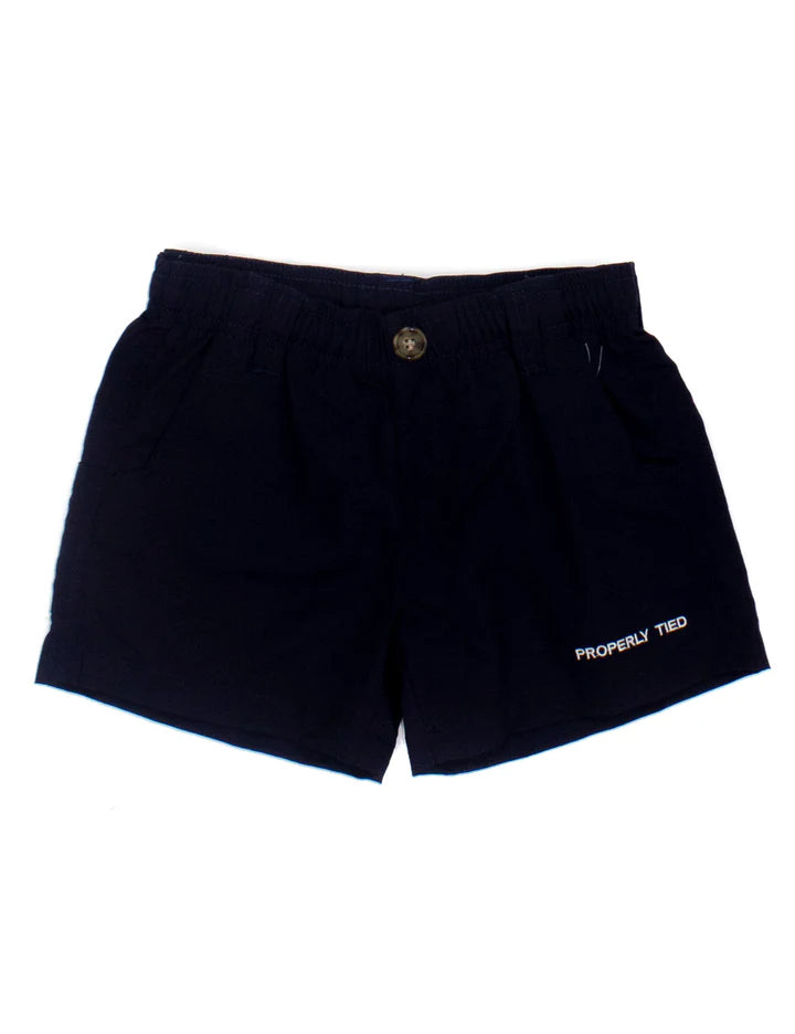 Properly Tied Boys Mallard Short Dark Navy