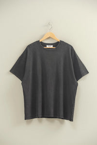 Mineral Washed Oversized Crew Neck Tee