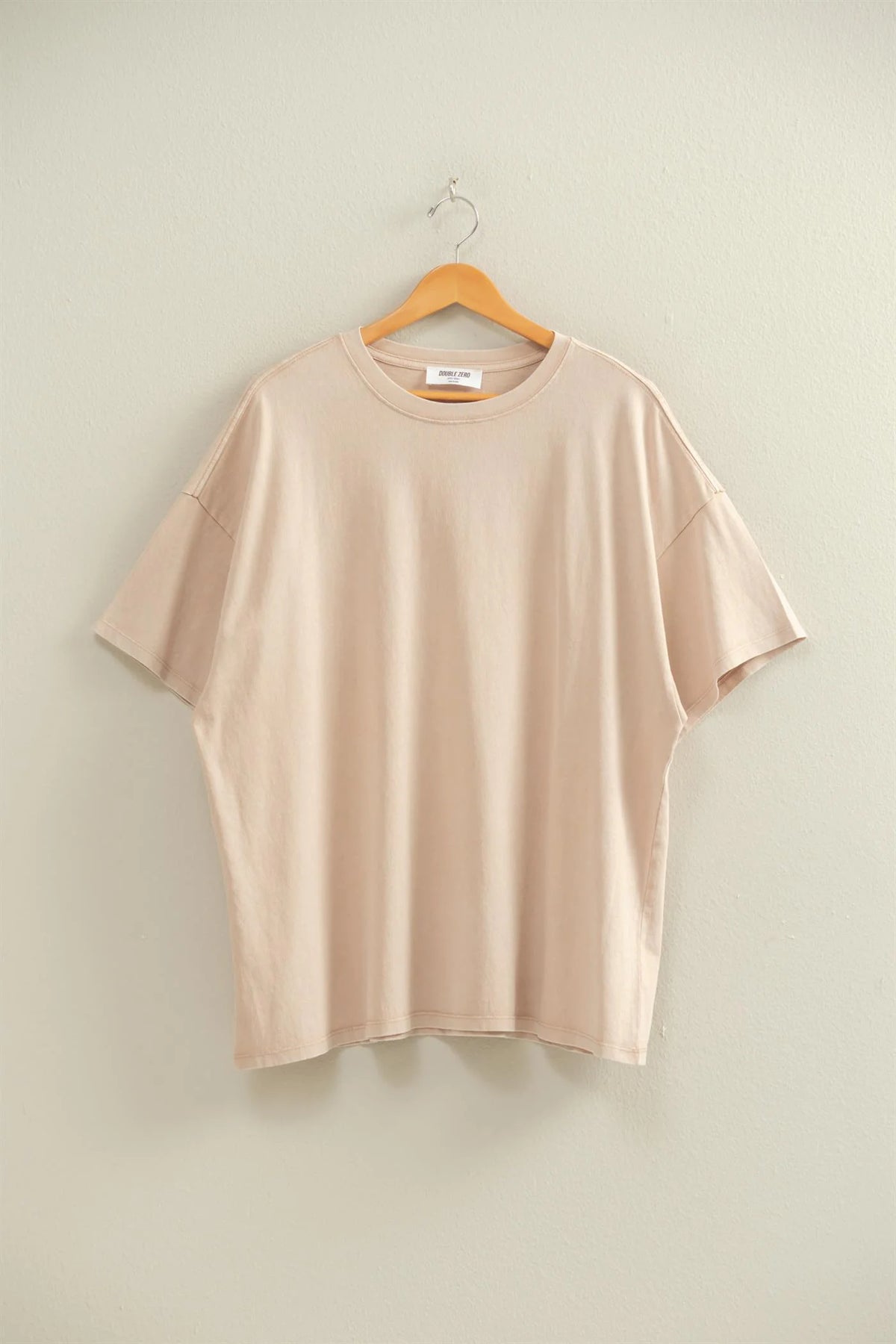 Mineral Washed Oversized Crew Neck Tee