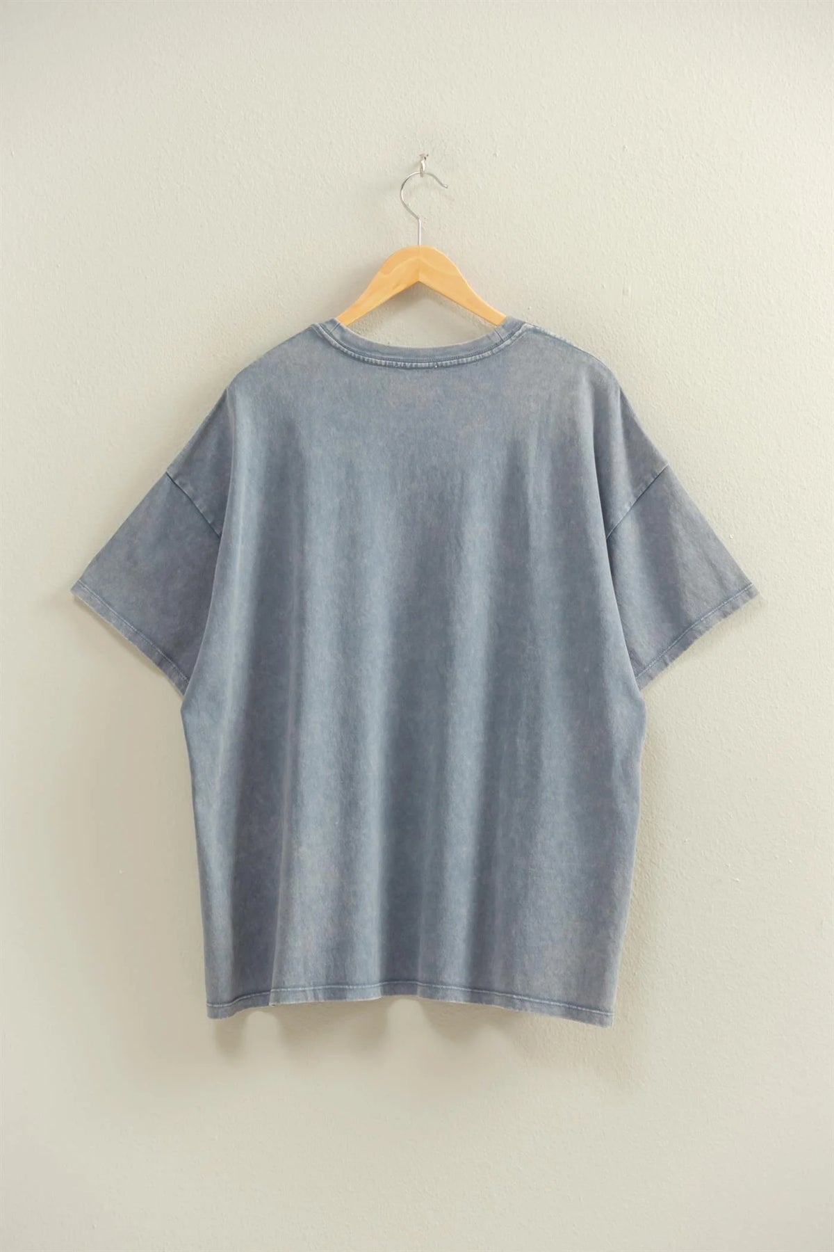 Mineral Washed Oversized Crew Neck Tee