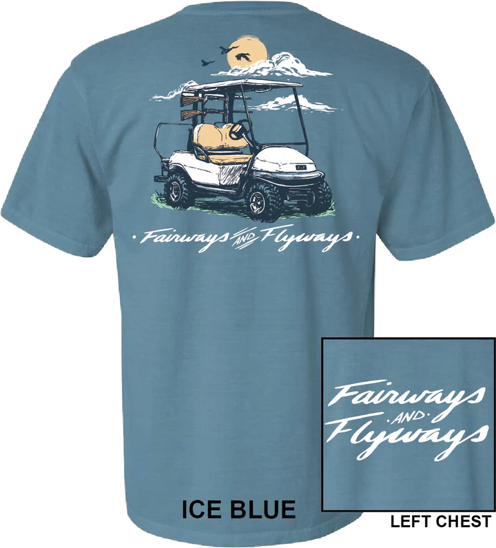 Fairways & Flyways Golf Cart Ice Blue