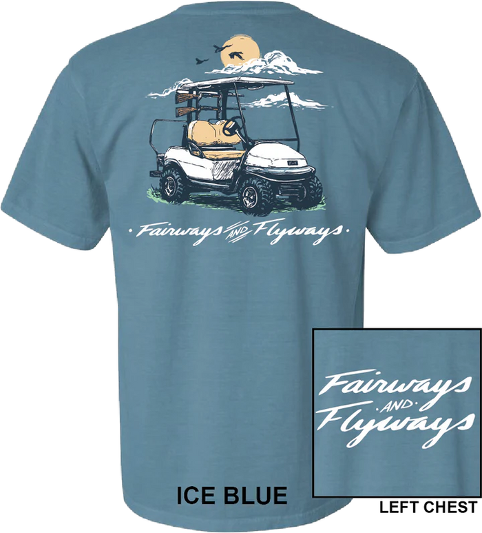 Fairways & Flyways Golf Cart Ice Blue