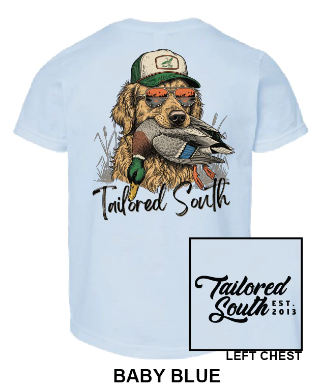 Tailored South Youth Dog Head Duck - Baby Blue
