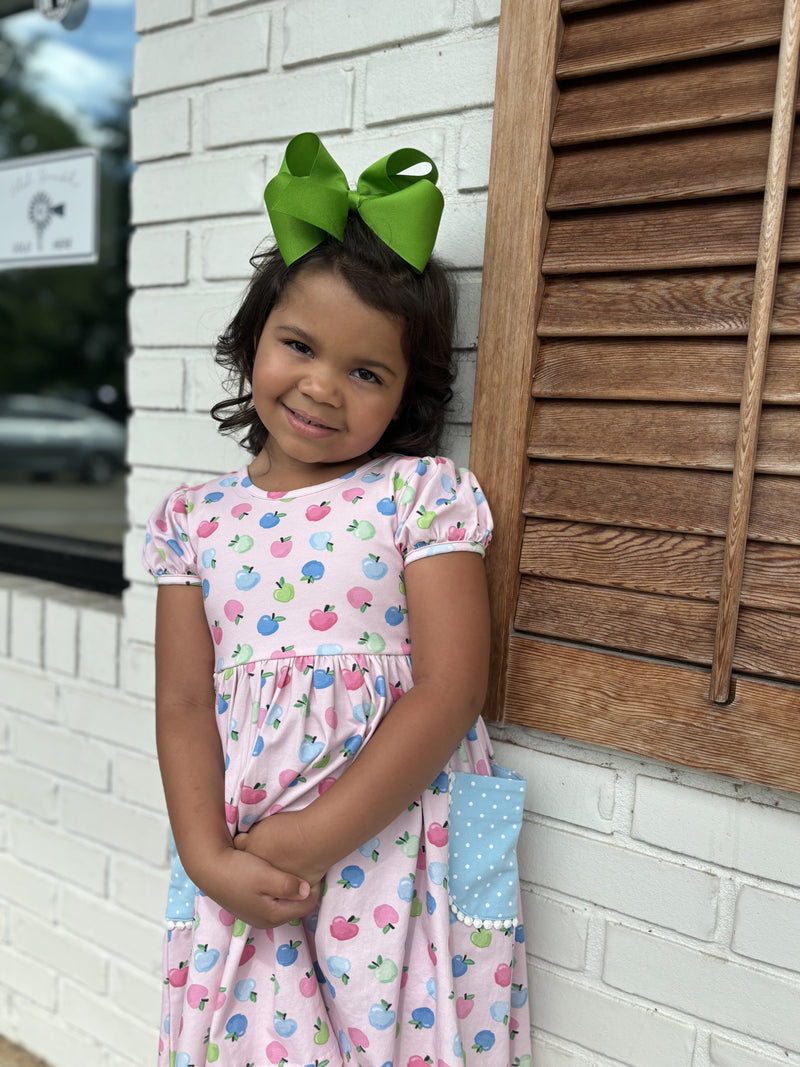 SWOON BABY GIRL KNIT PINK APPLE DRESS