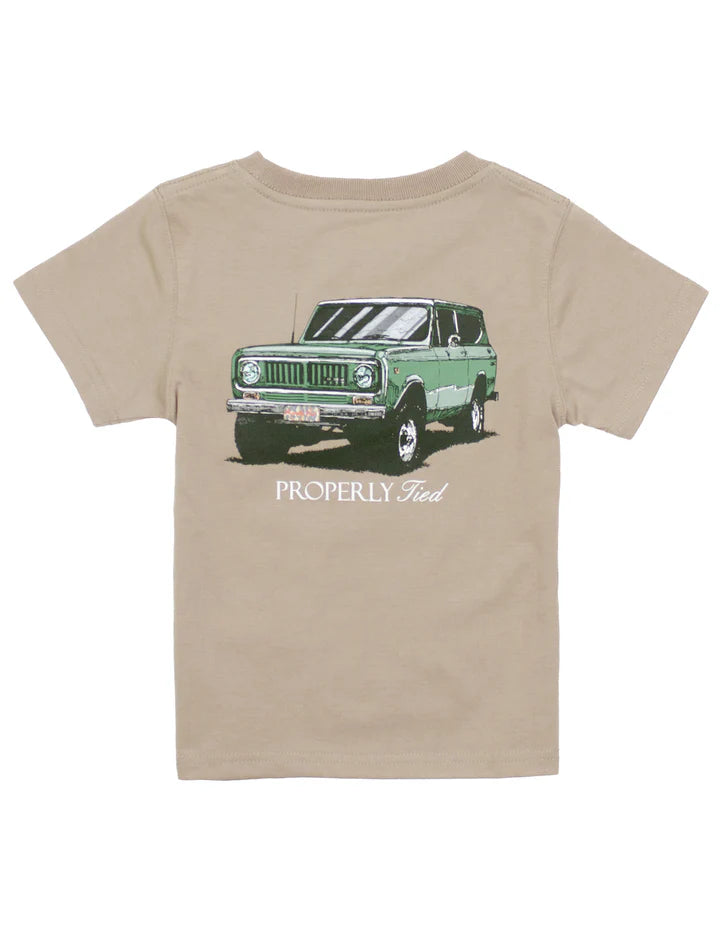 Properly Tied Boys Joyride SS Sand