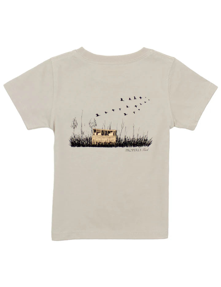 Properly Tied Boys Duck Blind SS Linen