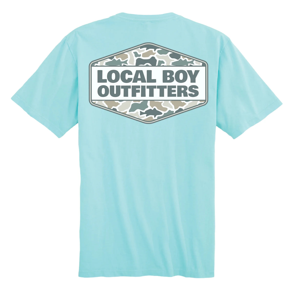 Local Boy - Fish Camo Diamond Crest T-Shirt